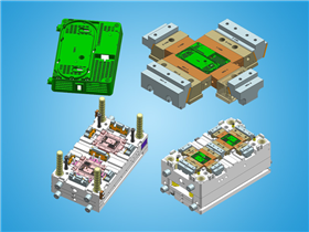 Plastic mold molding parts